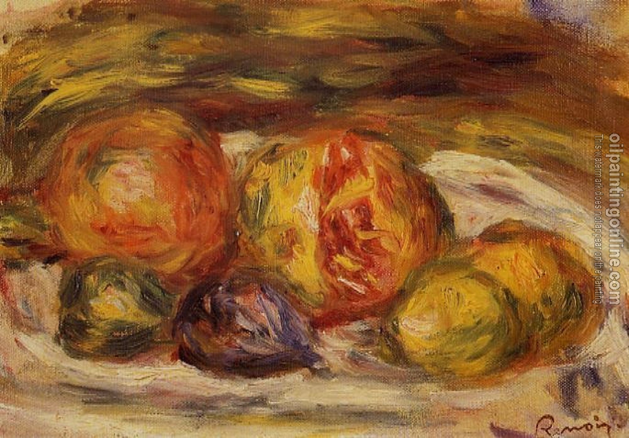 Renoir, Pierre Auguste - Pomegranate, Figs and Apples